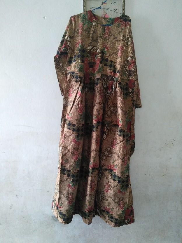 Gamis Batik Manggar, Padi,sekar,cantik,kubis,kipas,daun,kupu,nadine,gendis,kawung,termurah