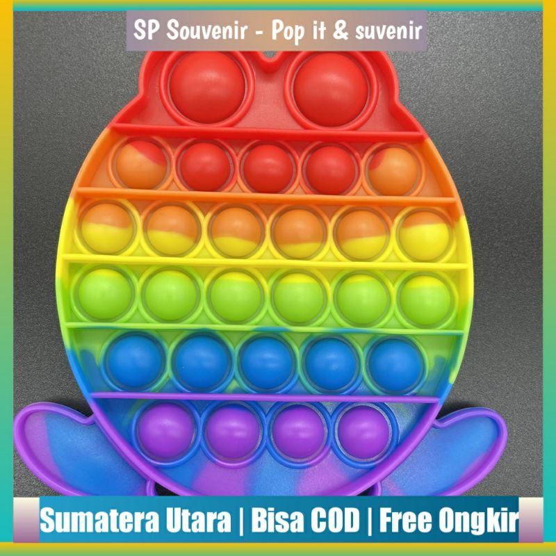 [50+ Model Pop It] POP IT ALL VARIANT | Popit Rainbow Macaron Sugus UV Colorful-Katak Rainbow