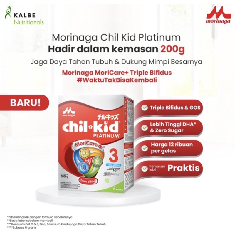 Chilkid platinum 200 gram ( susu nutrisi lengkap anak 1-3 tahun )