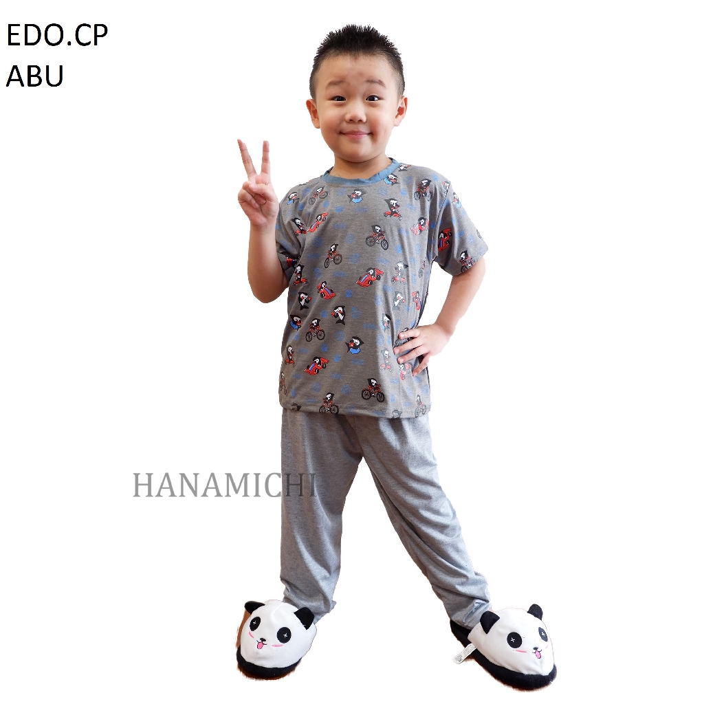 Hanamichi EDO.CP Baju Tidur Anak Lengan Pendek