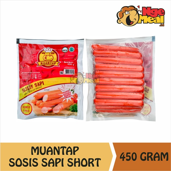 

MUANTAP Sosis Sapi Ori Short 450 Gram