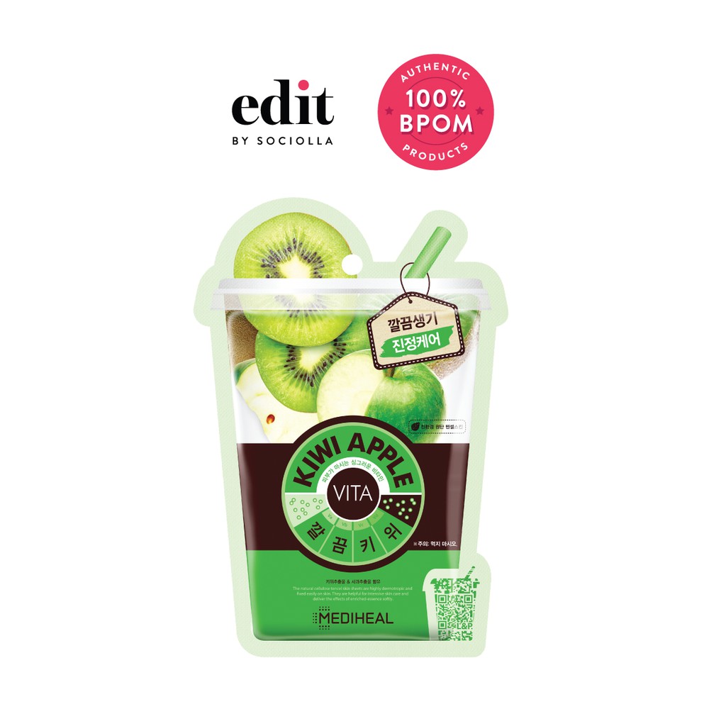 

Mediheal Kiwi Apple Vita Ade Mask - Size: 20 ml - Edit by Sociolla