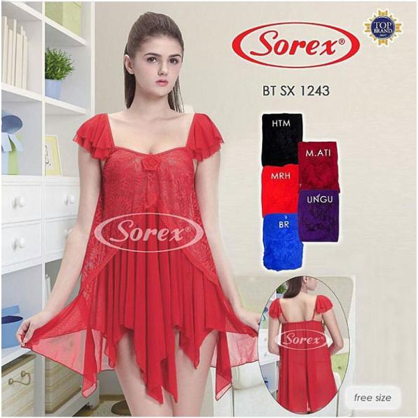 BAJU TIDUR LINGERIE SEXY 1243 SOREX OBRAL