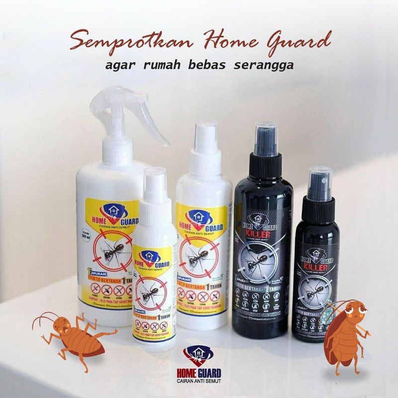 HOME GUARD / cairan obat pembasmi serangga semut kecoak rayap ulat lalat / HOMEGUARD KILLER