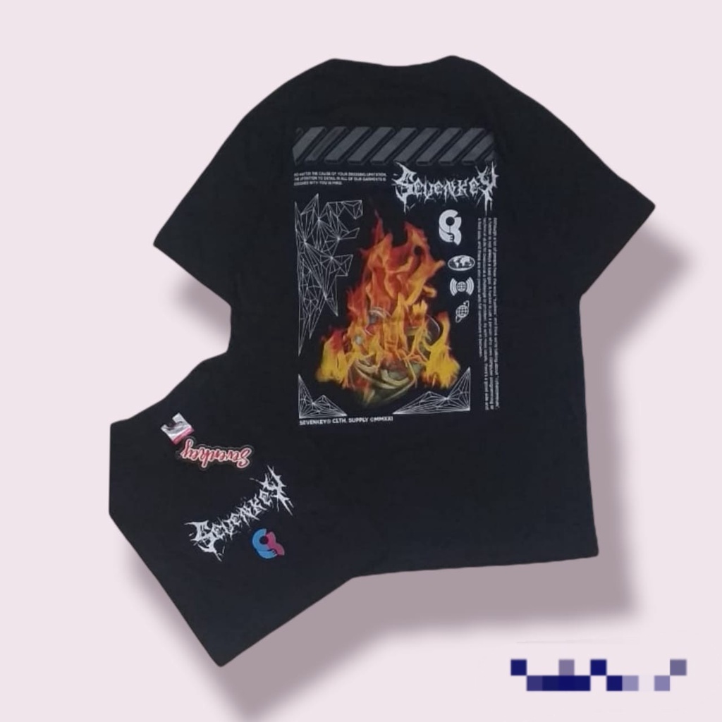 KAOS DISTRO SEVENKEY - GROSIR KAOS BANDUNG TSHIRT ATASAN PRIA COMBED SURFING SEVEN KEY/Next Time