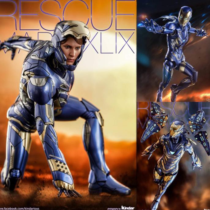 Hot Toys Mms538D32 1/6 Hot Toys Mk 49 Rescue Diecast Figure Jerinotoko