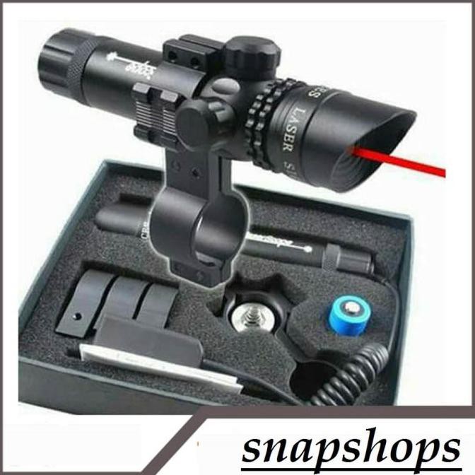 PROMO Laser Scope Red Dot Warna Merah | Mainan & Hobi | Aksesoris Airsoft Gun | cope, Spring &