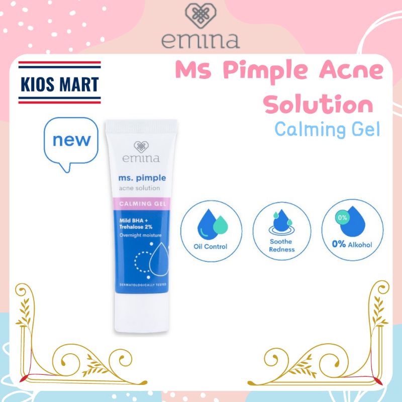 Emina Ms Pimple Acne Solution Calming Gel 20ml