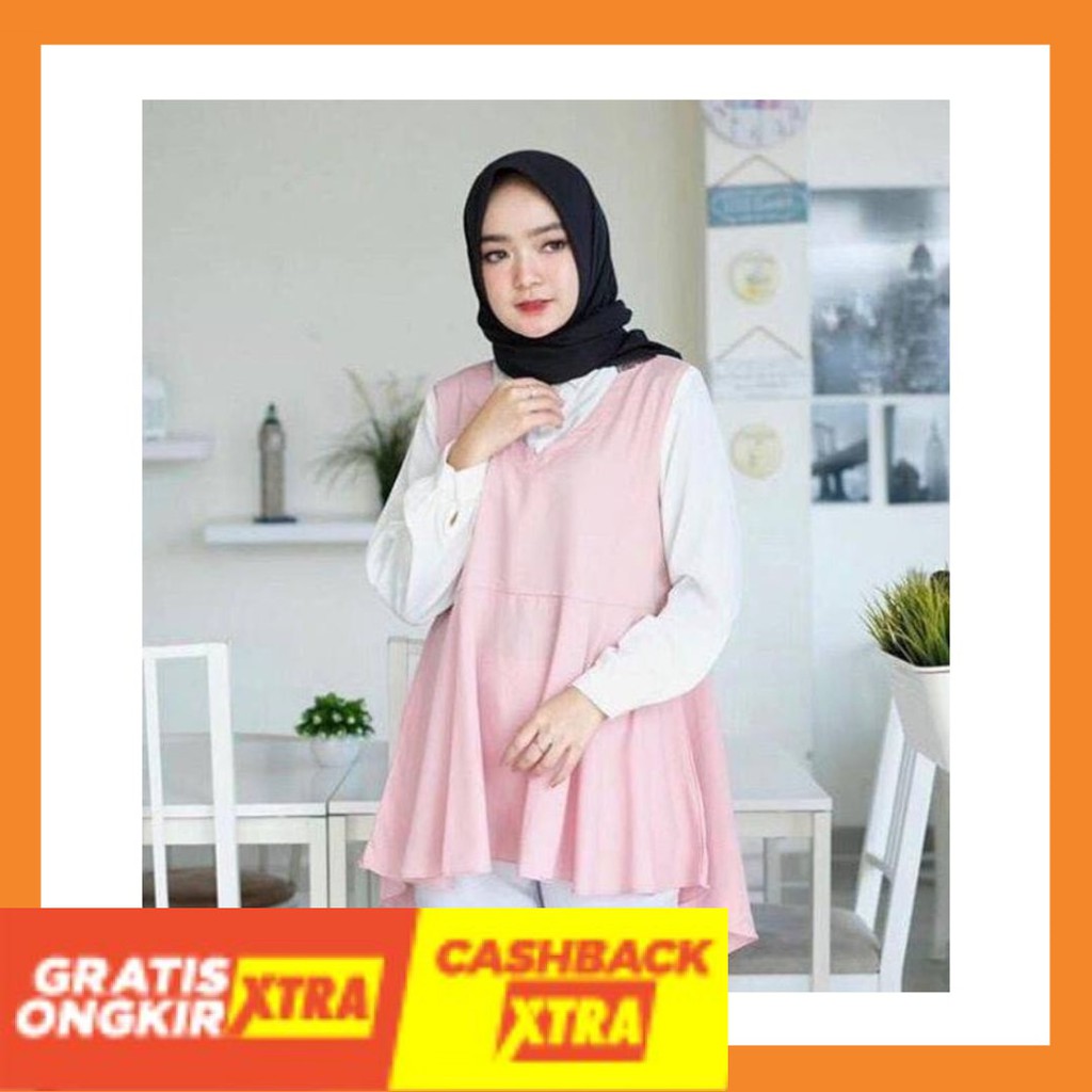 STYLE KOREA KEREN IMPORT MURAH ORIGINAL BISA COD / PRILA TOP / PRILA BLOUSE