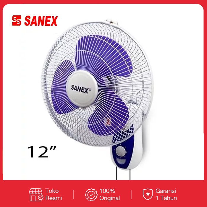 Kipas Angin Sanex WF 1280 12 inch kipas angin dinding / kipas angin tembok / kipas angin tempel temb
