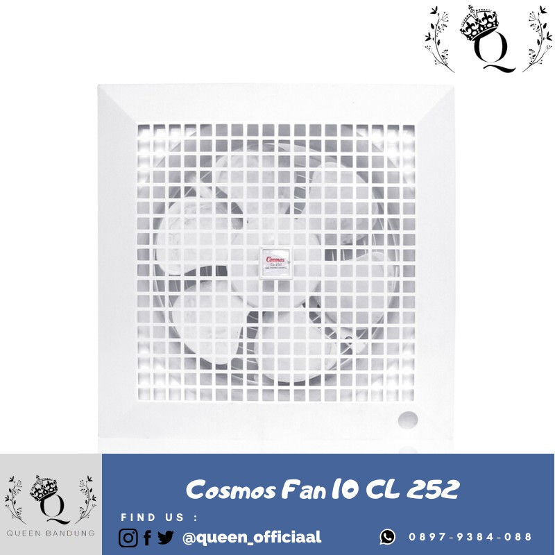 Exhaust Ceiling Fan Cosmos CL 252 10 Inch