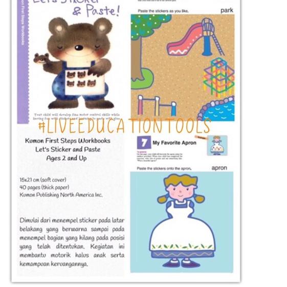 

[SALE] KUMON 2 years and up ( let’s fold & let’s sticker ) ecer - Paling Bagus