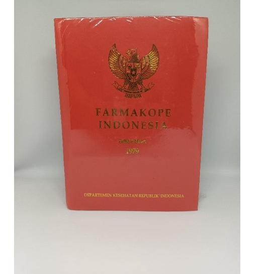 ル ORIGINAL Farmakope Indonesia Edisi 3 Tahun 1979 Hard Cover Bahasa Indonesia FI 3 Farmakope Edisi K