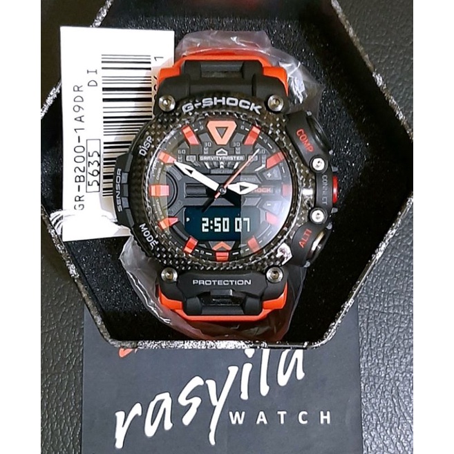 Casio G-Shock GShock GR B200 / GRB200 - 1A9DR / 1A9 Orange GravityMaster