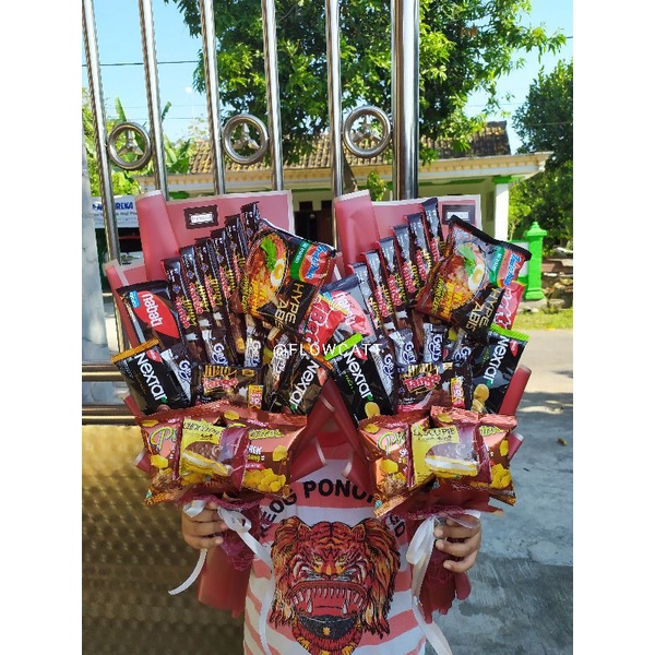 Buket Snack / Buket Jajan / Bucket Snack Wrapping Premium / Snack Premium/ Buket Jajan / Bucket Jaja