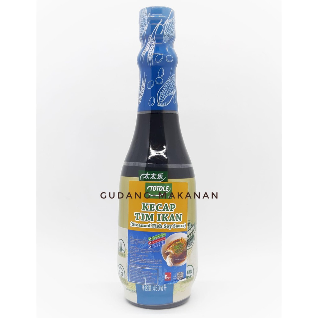 Totole Kecap Tim Ikan/ Steamed Fish Soy Sauce 450ml(No MSG)