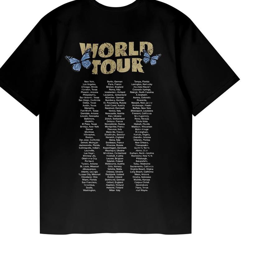 MNO-154 Southgate World Tour Skull - Black T-Shirt - Top Selling