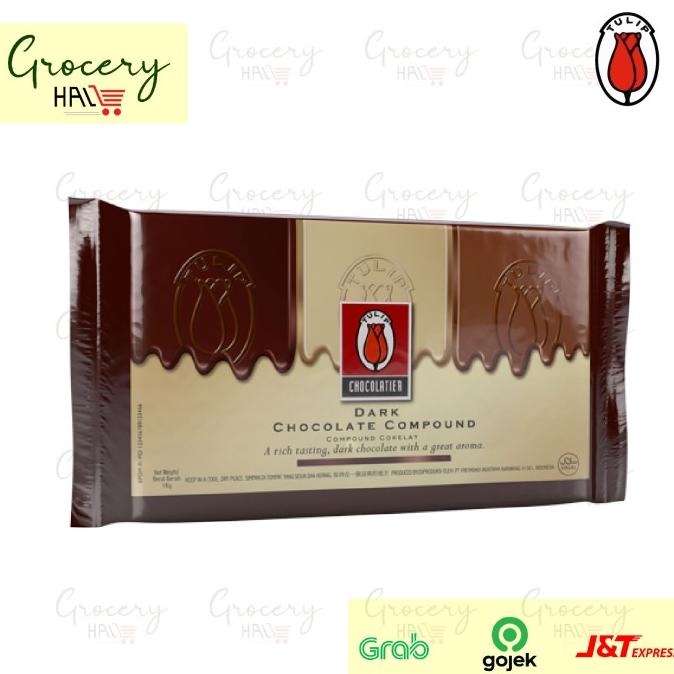 

12 X 1 KG TULIP DARK CHOCOLATE COMPOUND ( 1 DUS / KARTON ) ---NEW---