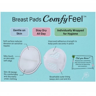 Pigeon Comfy Feel / Honey comb Breast Pad / Breastpad / Breastpads Isi 30 / 50 / 66 / free 6pcs