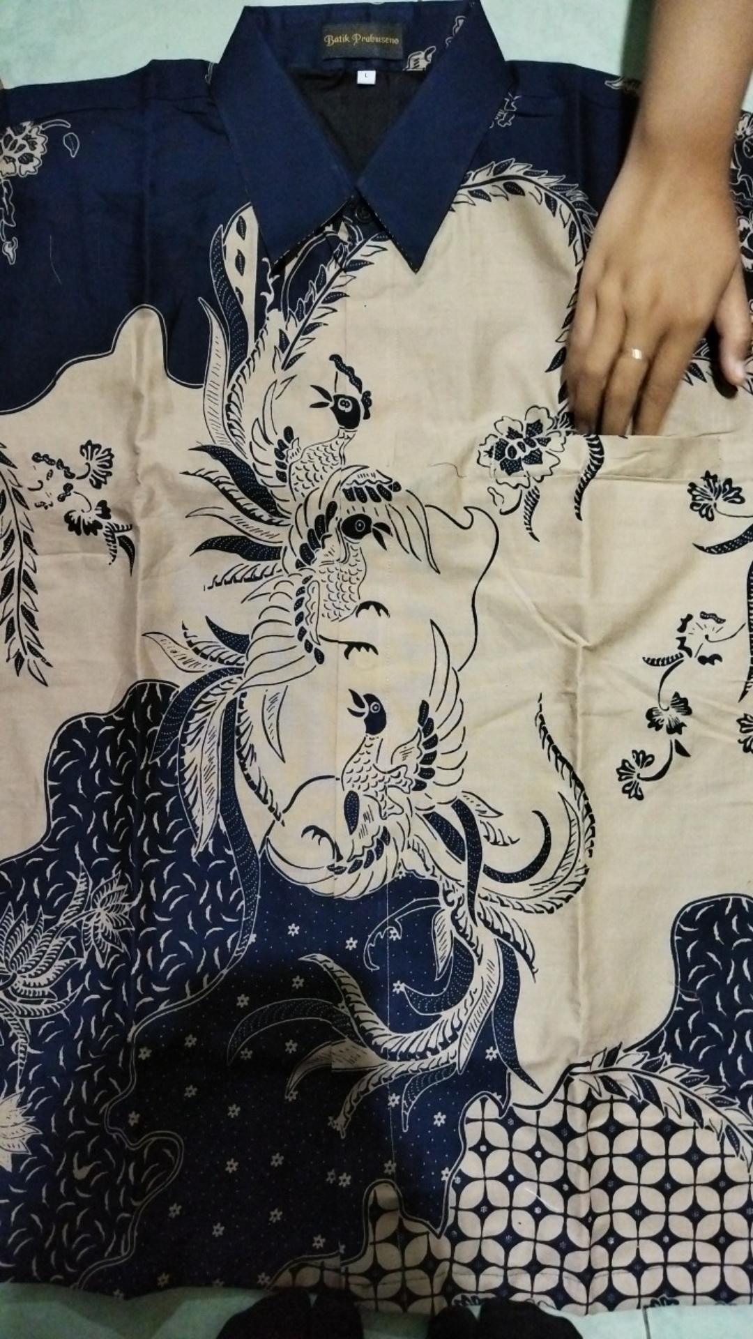 Kemeja Batik Pria Cendrawasih Full Furing