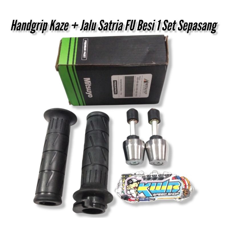 HANDGRIP HANFAT KAZE SARUNG GAS KAZE DETAIL ORIGINAL Handgrip gand grip Handfat Posel kawasaki Kaze Mitsuyo Import Mirip Original
