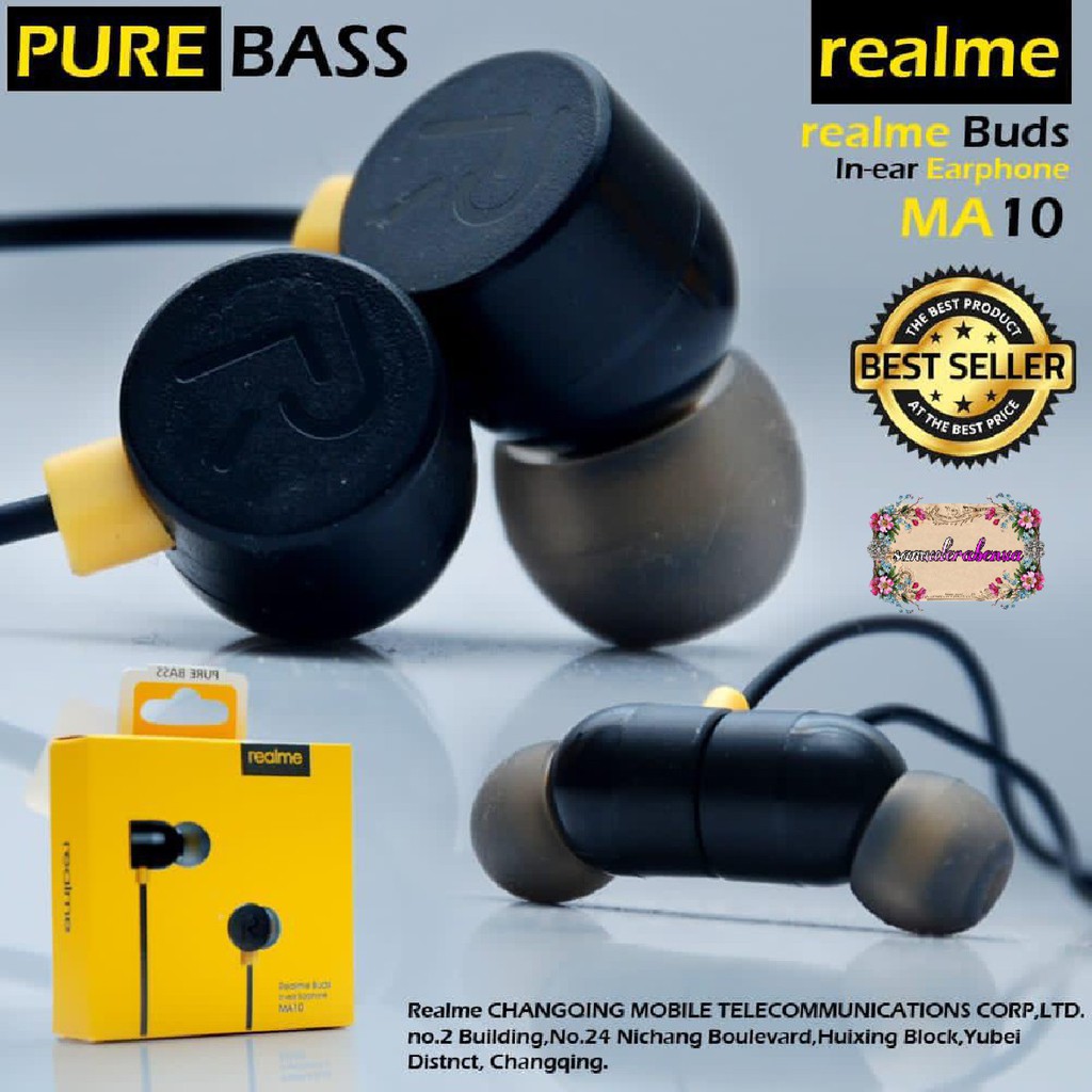 BM062 Handsfree Earphone Headset untuk Realme Suara Bagus SB1106