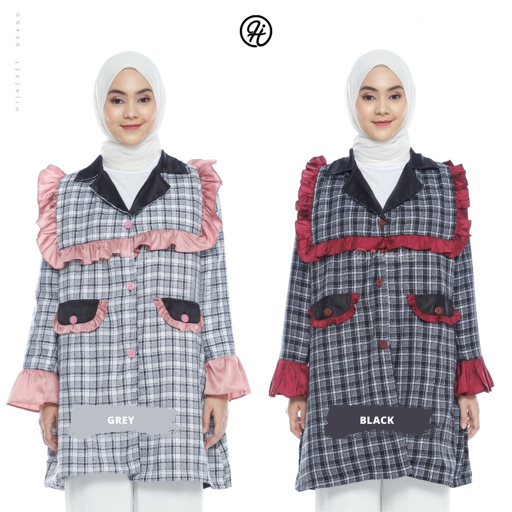 HIJACKET - Jaket Hijaber GAMILA | Jaket Wanita Panjang | Outerwear For Hijaber