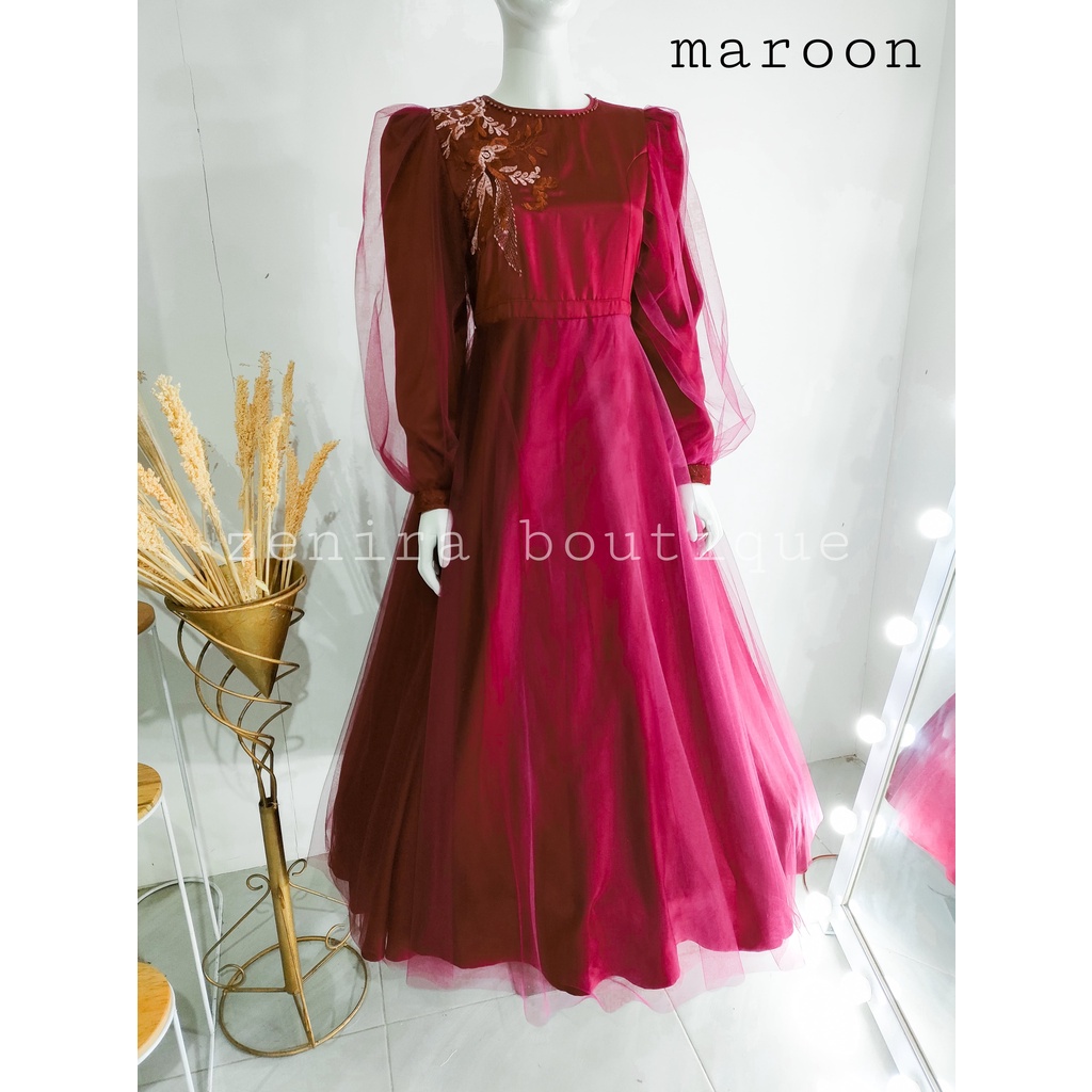 QUEEN EIJAZ GAUN tulle tutu / baju pesta / prewedding / wisuda / gamis kondangan / couple / tersedia ukuran kecil hingga jumbo
