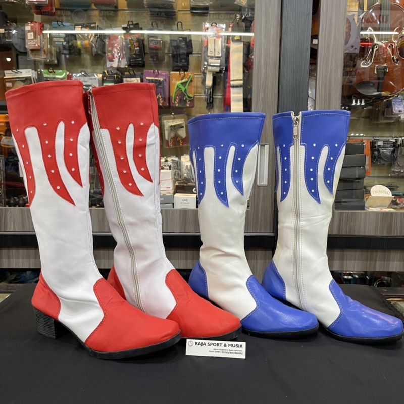 SEPATU MAYORET DRUM BAND MARCHING BAND MERAH BIRU DRUMBAND