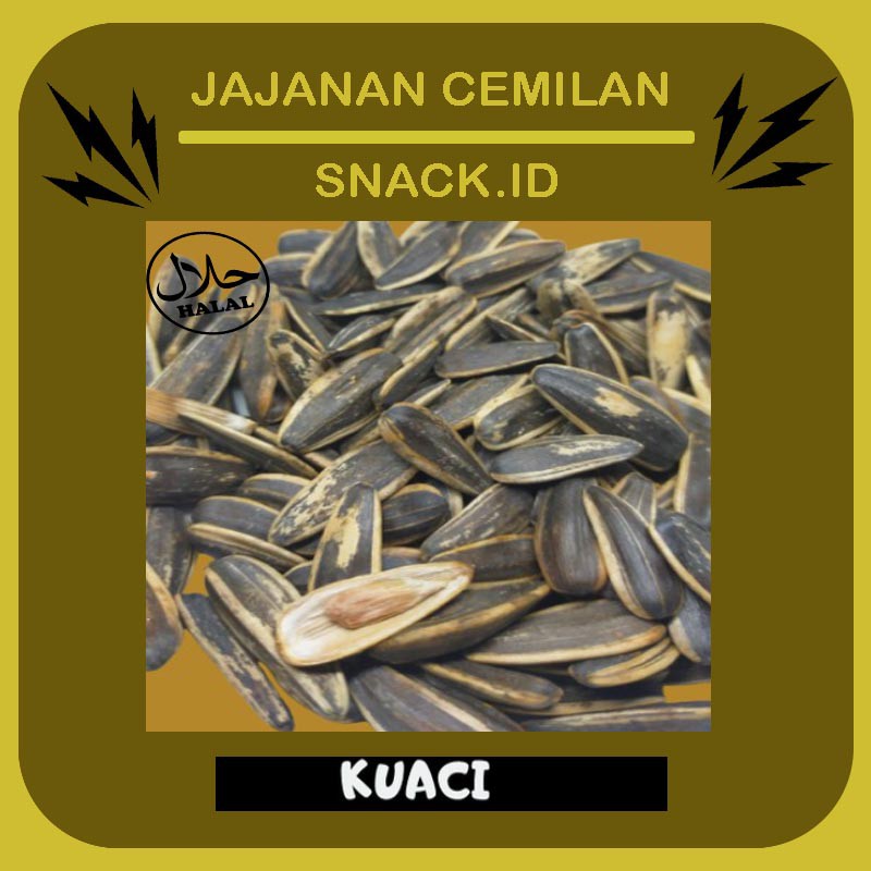 

KUACI BIJI BUNGA MATAHARI 1 KG / SUNFLOWERS SEED / SNACK GROSIRAN KUACI PREMIUM