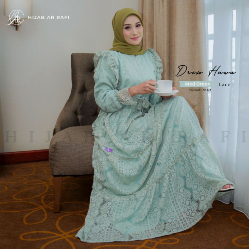 Dress Hawa ArRafi Dress Pesta Gamis Pesta Original