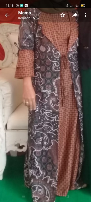 Couple Batik Gamis Jazzy Kemeja Mewah Elegan