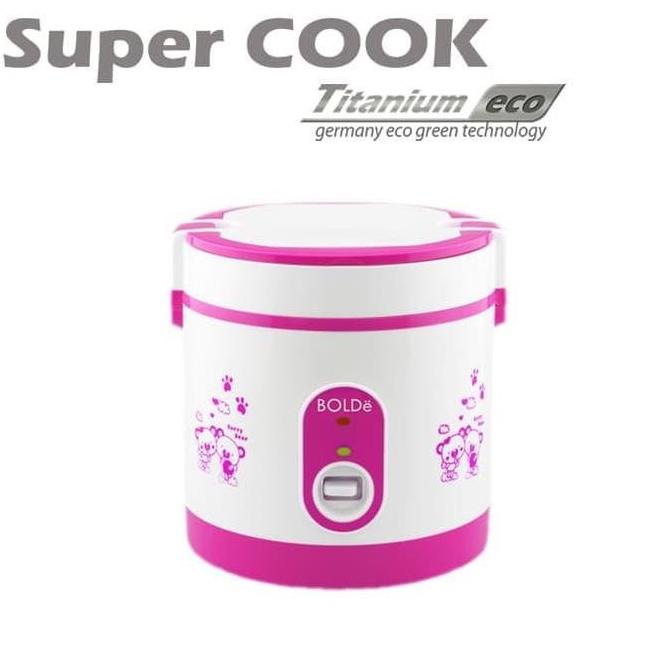 Bolde Rice Cooker Mini 0.6 Liter Super Cook Mejikom Magic Com Mejicom