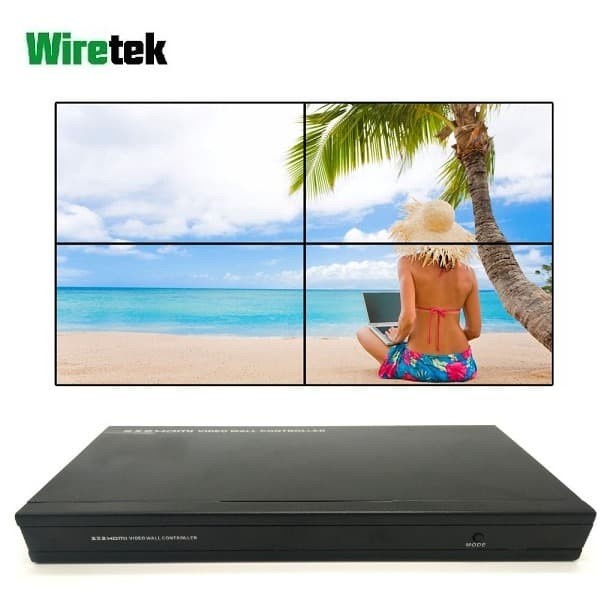 Wiretek HDMI Video Wall Controller 2x2