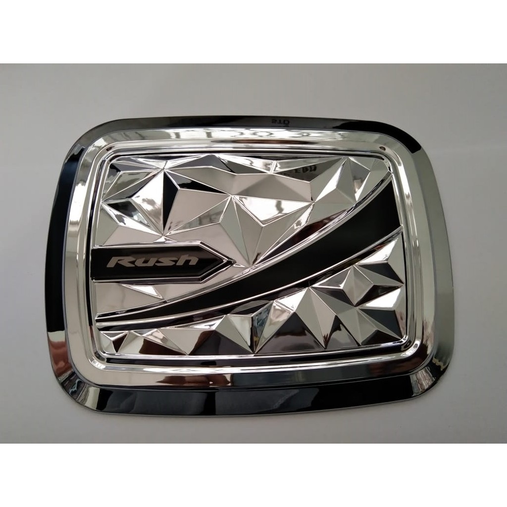 Tank Cover Tutup Bensin Rush Old 2008 - 2017 Diamond Chrome