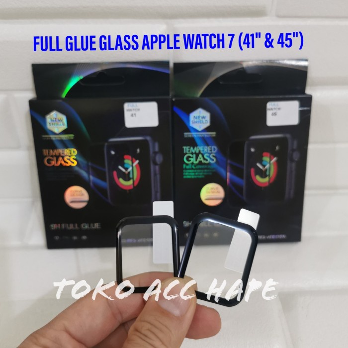 TEMPERED GLASS APPLE WATCH/iWATCH 7 (41MM &amp; 45MM) FULL GLUE PREMIUM