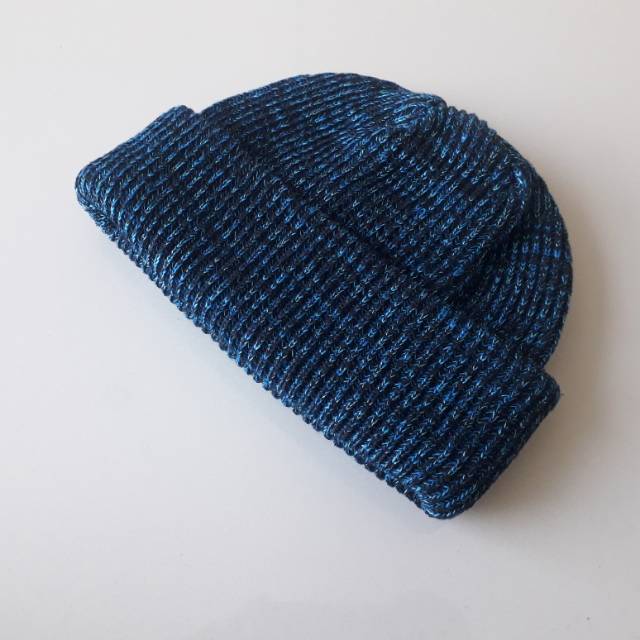 Topi Beanie hat skate series blue misty/short beanie hat skate blue misty