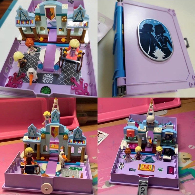 block princess story book building blocks mainan balok