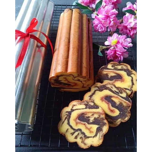 cetakan roll cake sakura/cetakan bolu gulung sakura