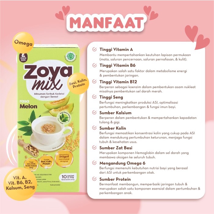 MAMABEAR ZOYA MIX SEREAL KEDELAI DENGAN DAUN KATUK