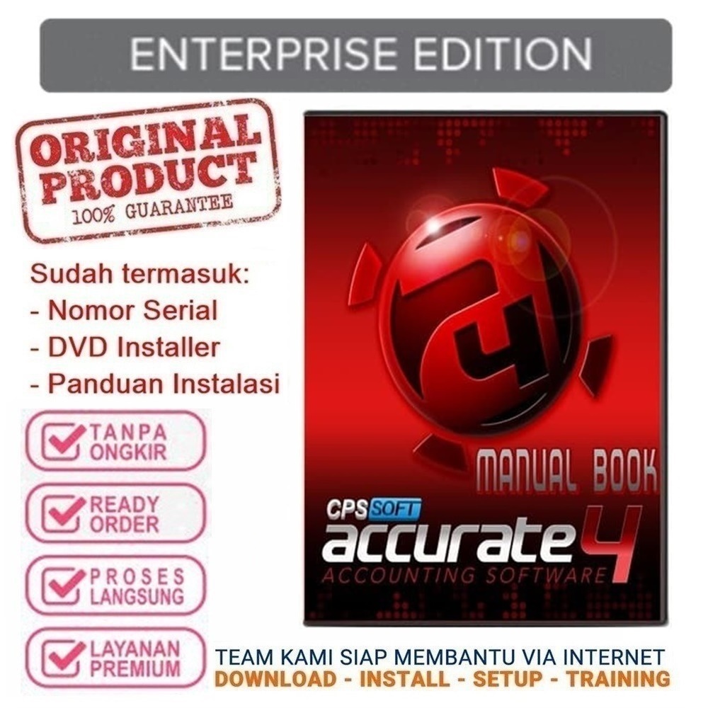 ACCURATE 4 Enterprise / Deluxe / Standard - Lisensi / Serial Number
