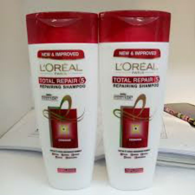 L'Oreal Paris Total Repair 5 Shampoo Hair Care - 170 ml (Perawatan Rambut Rusak)