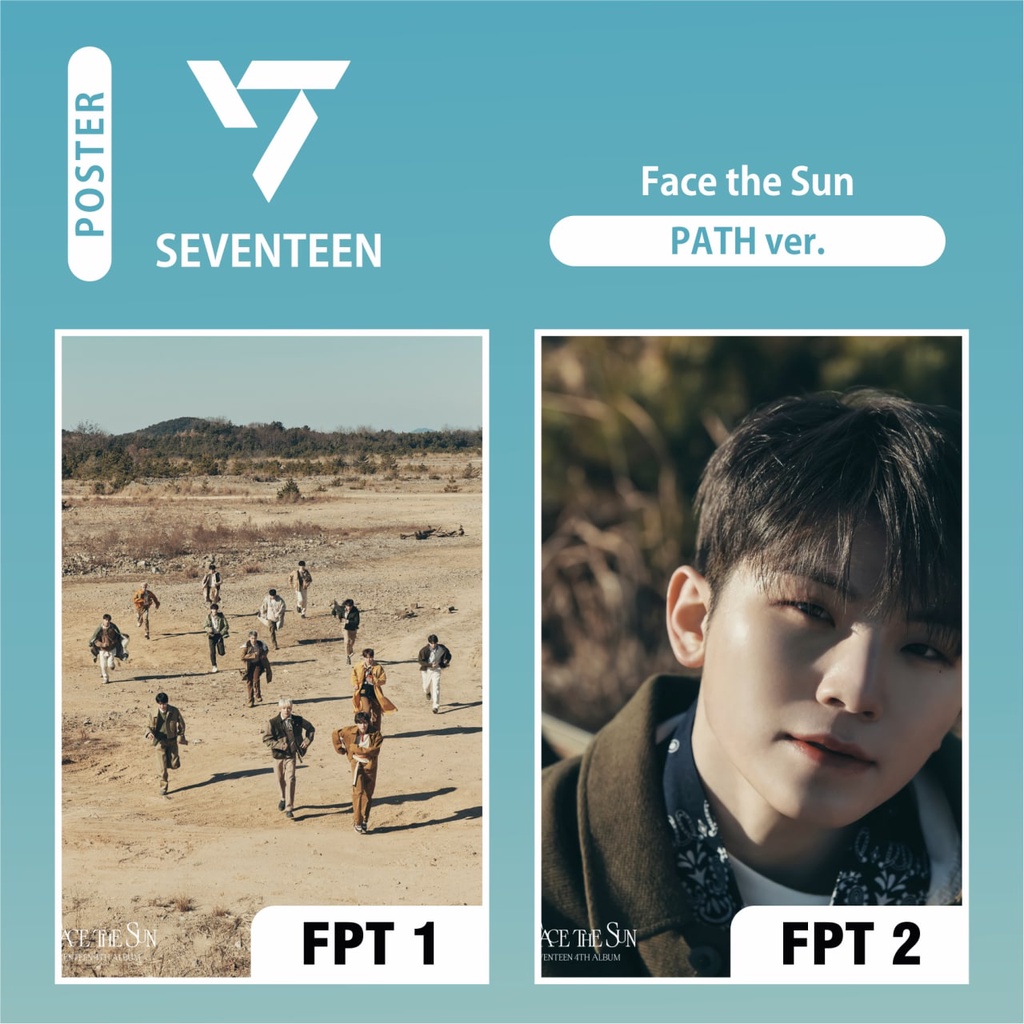 POSTER KPOP SEVENTEEN FACE THE SUN - PATH VER