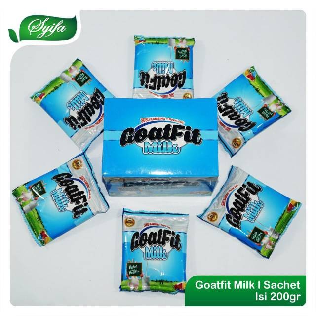 

susu kambing goatfit sachet plus riyal jelly