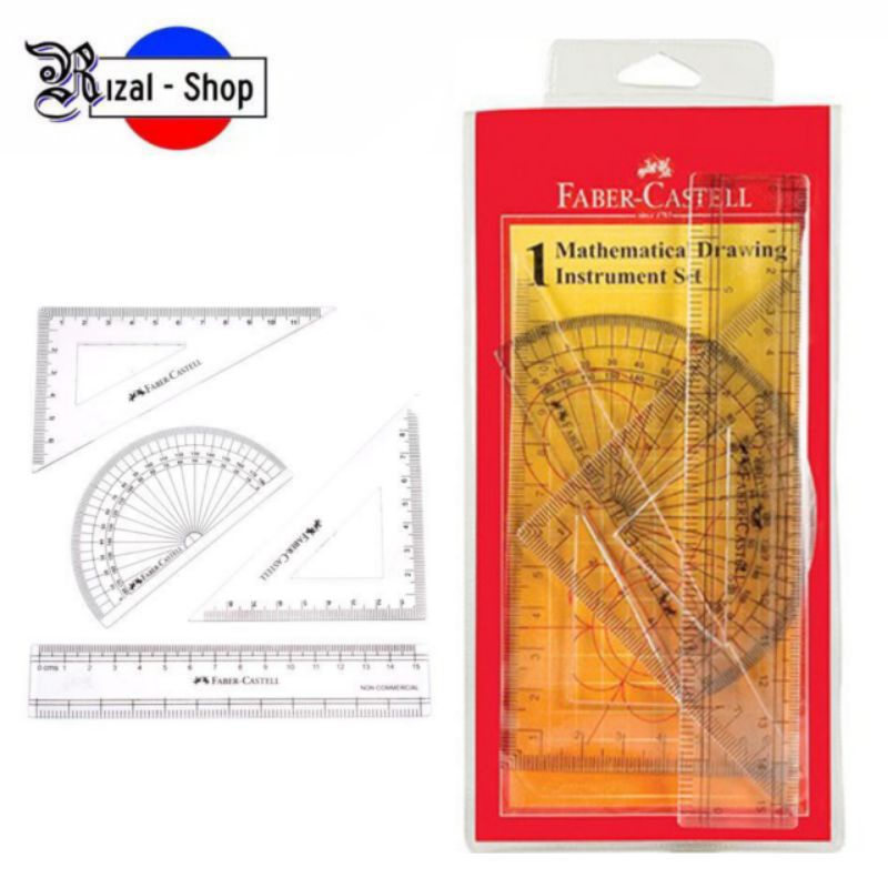 

Mathematical Drawing Instrument Faber Castell Penggaris Set Matematika