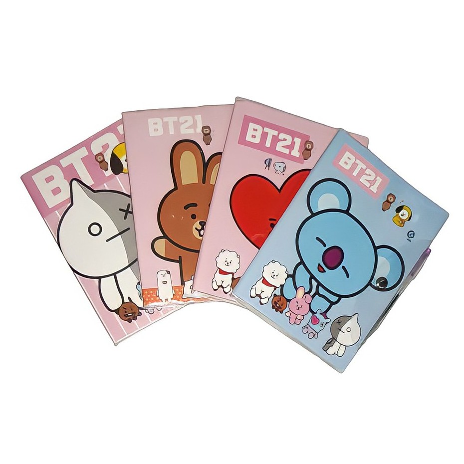 

NOTEBOOK BT BUKU TULIS A6 BTS TATA KOYA VAN SHOOKY LUCU MURAH BAGUS