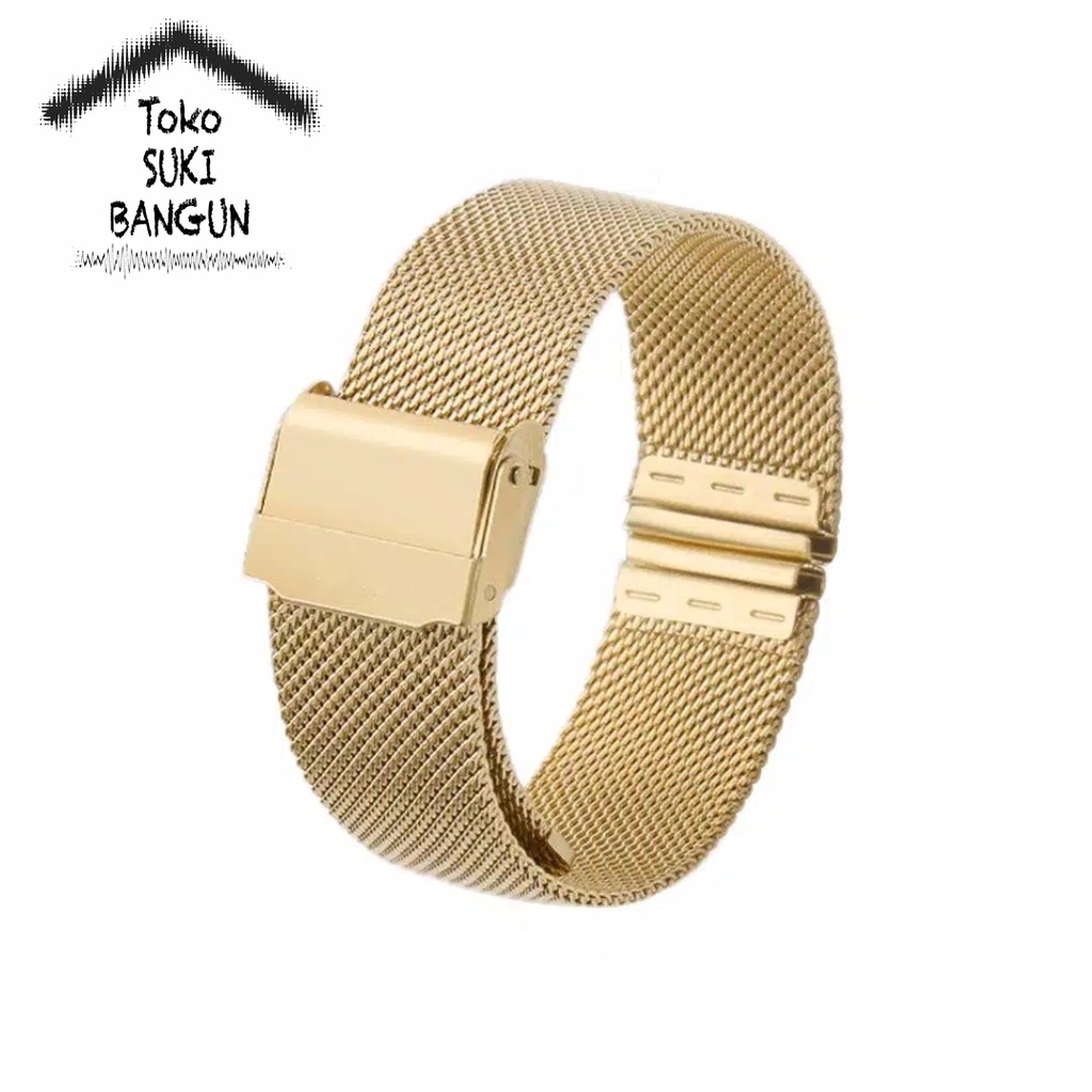 TALI JAM 18mm Rantai Mesh Bracelet Stainless Steel Watch Strap Band