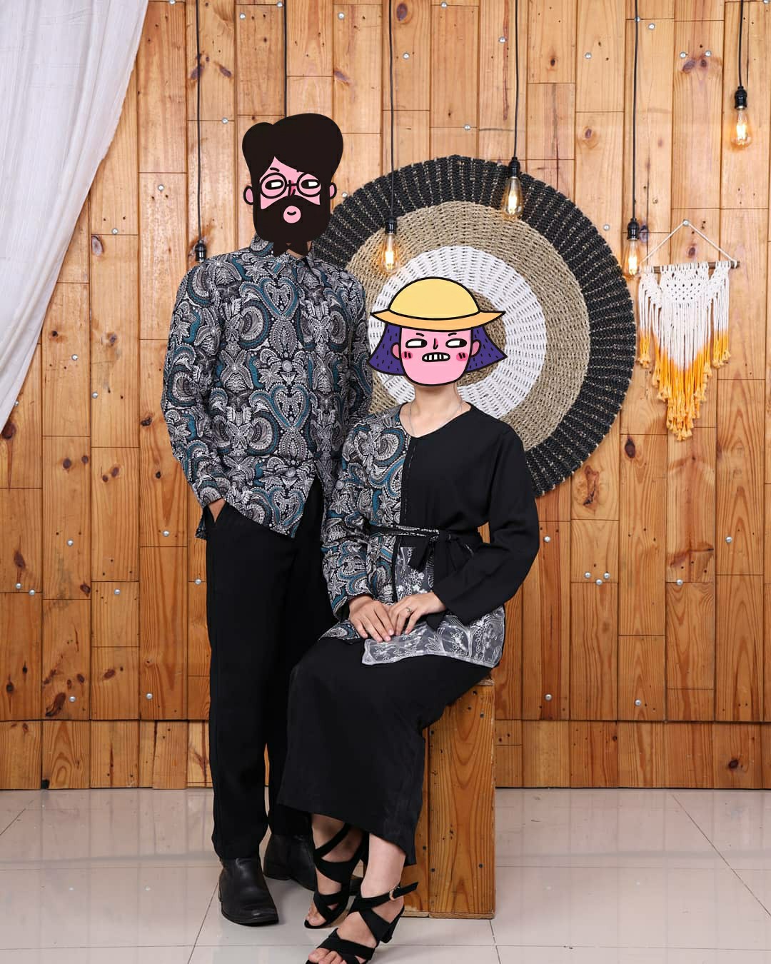 Batik Couple Atasan Blouse Terhits Modern Ready Sampai Xxl