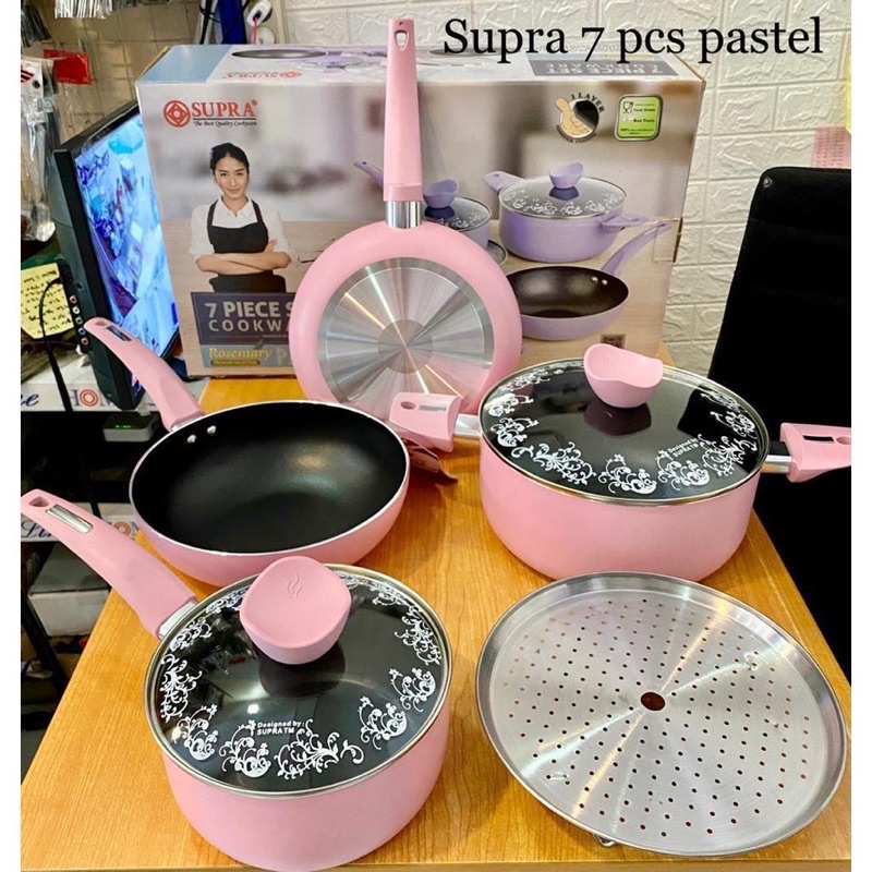 Panci Set Cookware Supra 7 Pcs