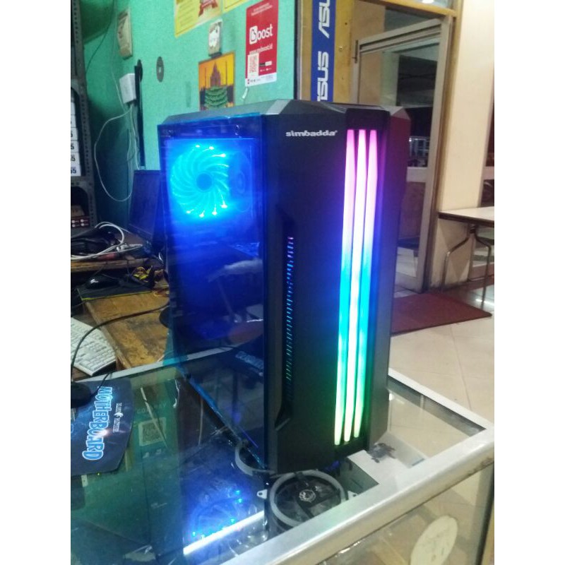 Pc Gaming i5 9400F Ram 8 Gb Vga 4 Gb ddr5 GTX 1050ti SSD-HDD